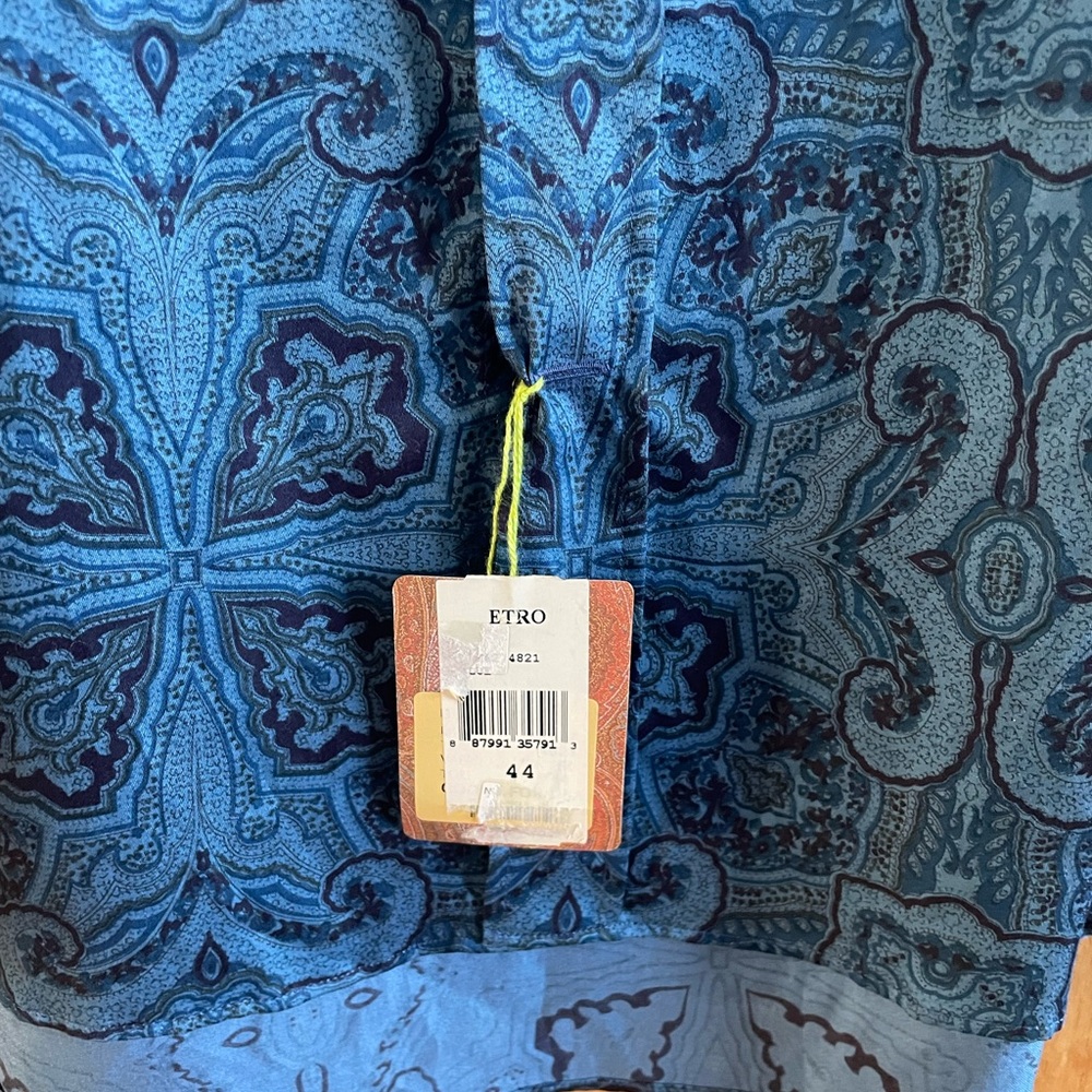 NWT ETRO Milano  Floral Paisley Men’s Shirt. EU 44 - Picture 3 of 8